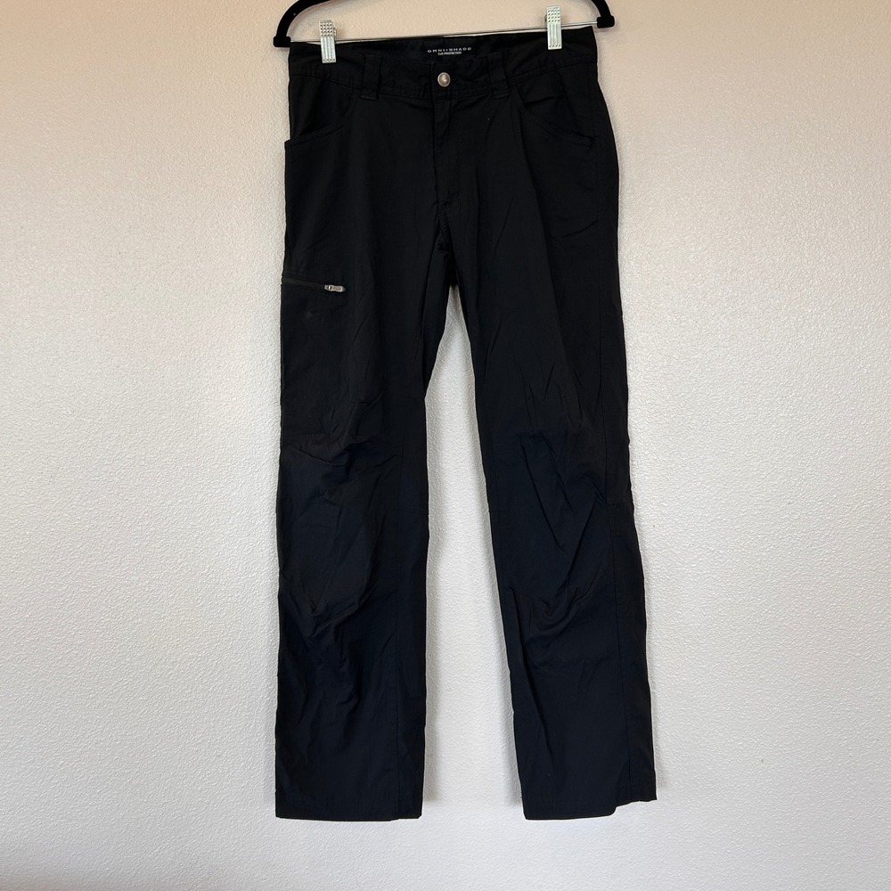 Columbia Silver Ridge Cargo Pants Black Mens 30x30 Hiking AM0661 Omni-Shade